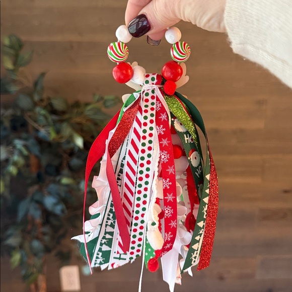 Christmas reindeer bag, charm - Picture 3 of 3